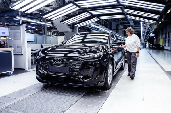 Producción sostenible y flexible del Audi Q6 e-tron