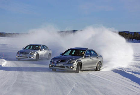 Curso de conducción sobre nieve 2