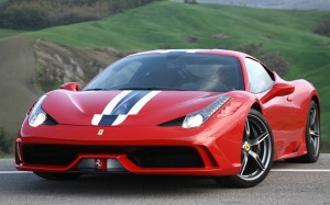 Ferrari 458 Speciale rojo