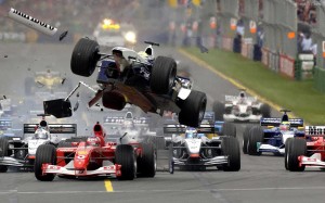 Formula 1 accidente