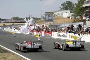 Audi R10 TDI Le Mans 2006 ambos coches