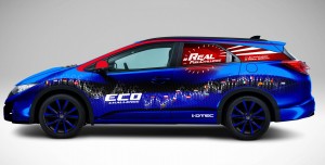 Honda Civic Tourer lateral Guinness record