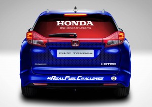 Honda Civic Tourer trasera Guinness record