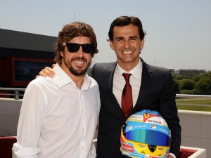 Museo Fernando Alonso con Pedro de la Rosa