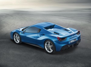 Ferrari 488 Spider trasera lateral