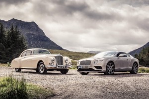 Bentley Continental evolucion de R-Type a GT Speed paisaje