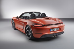 Porsche 718 Boxster S lateral trasero