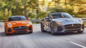 Jaguar F-Type SVR coupe & convertible