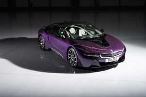 BMW i8 nuevas pinturas morado