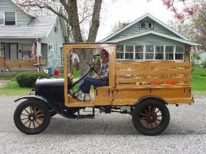 Ford camión de madera