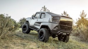 Rezvani Tank trasera