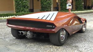 Lancia Stratos Zero trasera