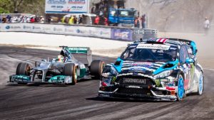 Lewis Hamilton vs Ken Block